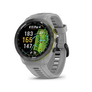 Approach S70 42mm Golf Watch Black Bezel w Gray Silicone Band