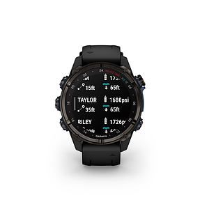 Descent Mk3i 43mm Dive Watch Carbon Gray DLC Titanium  Black Band