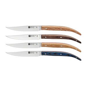 4pc Toro Steak Knife Set w Beechwood Presentation Box