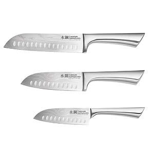 Damashiro 3pc Santoku Knife Set