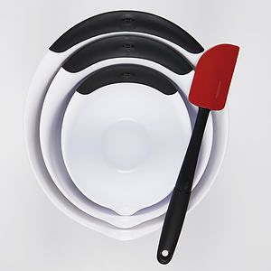 Good Grips 3pc Mixing Bowl Set w Black Handles