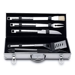 Essentials 6pc 1810 SS BBQ SetCase, Cubo