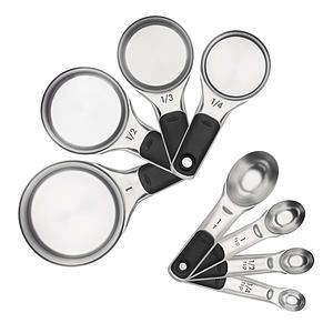 Good Grips Stainless Steel Measuring Cup  Spoon Set