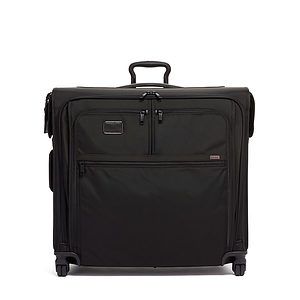 Alpha Extended Trip 4 Wheeled Garment Bag- Black