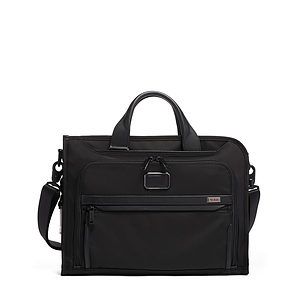 Alpha Slim Deluxe Portfolio- Black