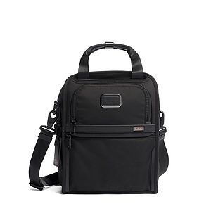 Alpha Medium Travel Tote- Black