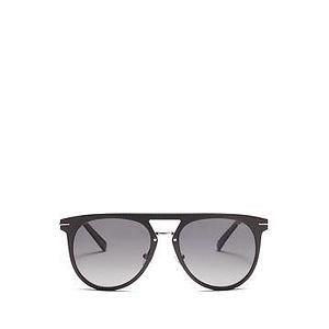 011 Polarized Gradient Aviator Sunglasses, 55mm- Black