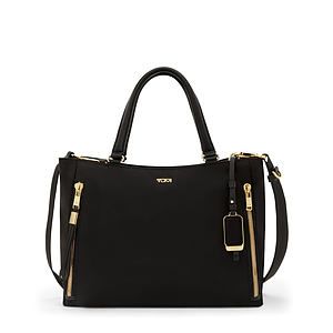 Voyageur Valetta Medium Tote- BlackGold