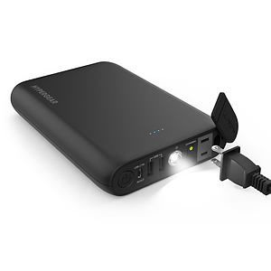 HyperGear 24,000mAh Power Brick Laptop Power Bank with 65W USB-C PD and AC Outlet