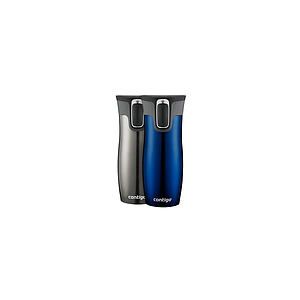 West Loop 2.0 AUTOSEAL 16 oz. Travel Mug (2 Pack), MonacoStainless