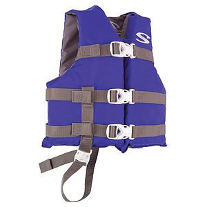 Stearns Child's General Boating USGC Approved Vest (Blue) 30 - 50 lbs.
