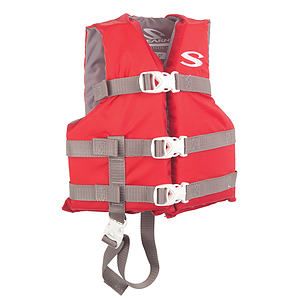 Stearns Child's General Boating USGC Approved Vest (Red) 30 - 50 lbs.