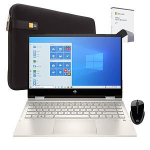 14 Pavilion X360 includes carrying case and mouse, Microsoft Office 2021