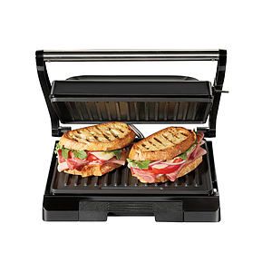 Proctor Silex Panini Press  Compact Grill, Nonstick Plates, 25440PS
