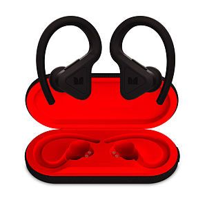 DNA Fit Sport ANC True Wireless Earbuds Black  Red