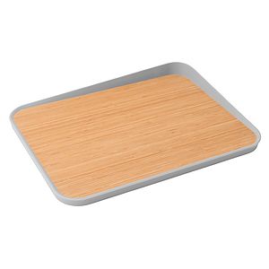 Leo Bamboo Cutting Board Anti-slip, Gray