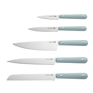Leo 5pc Complete Knife Set, Slate