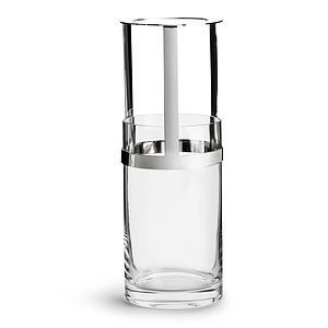 Hold vase Medium, silver