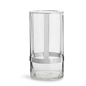 Hold vase large, silver