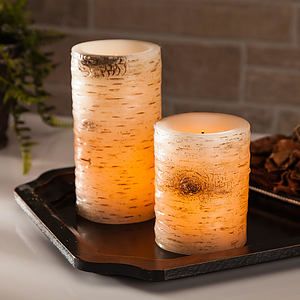 Glow Wick Birch Candle Set
