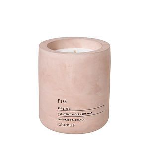 FRAGRA - Large Candle in Concrete Container - Fig Fragrance