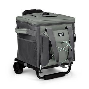 MaxCold Voyager Collapsible Roller 40 Cooler Gray