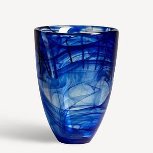 CONTRAST VASE BLUE