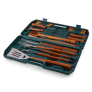 18pc BBQ Tool Set w Case