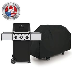 Broil-Mate 3-Burner LP Grill wcover (IC EXCLUSIVE)