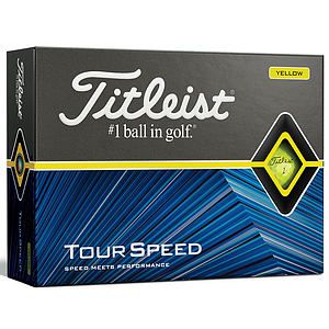 Titleist Tour Speed Yellow Golf Ball - 1 Dozen