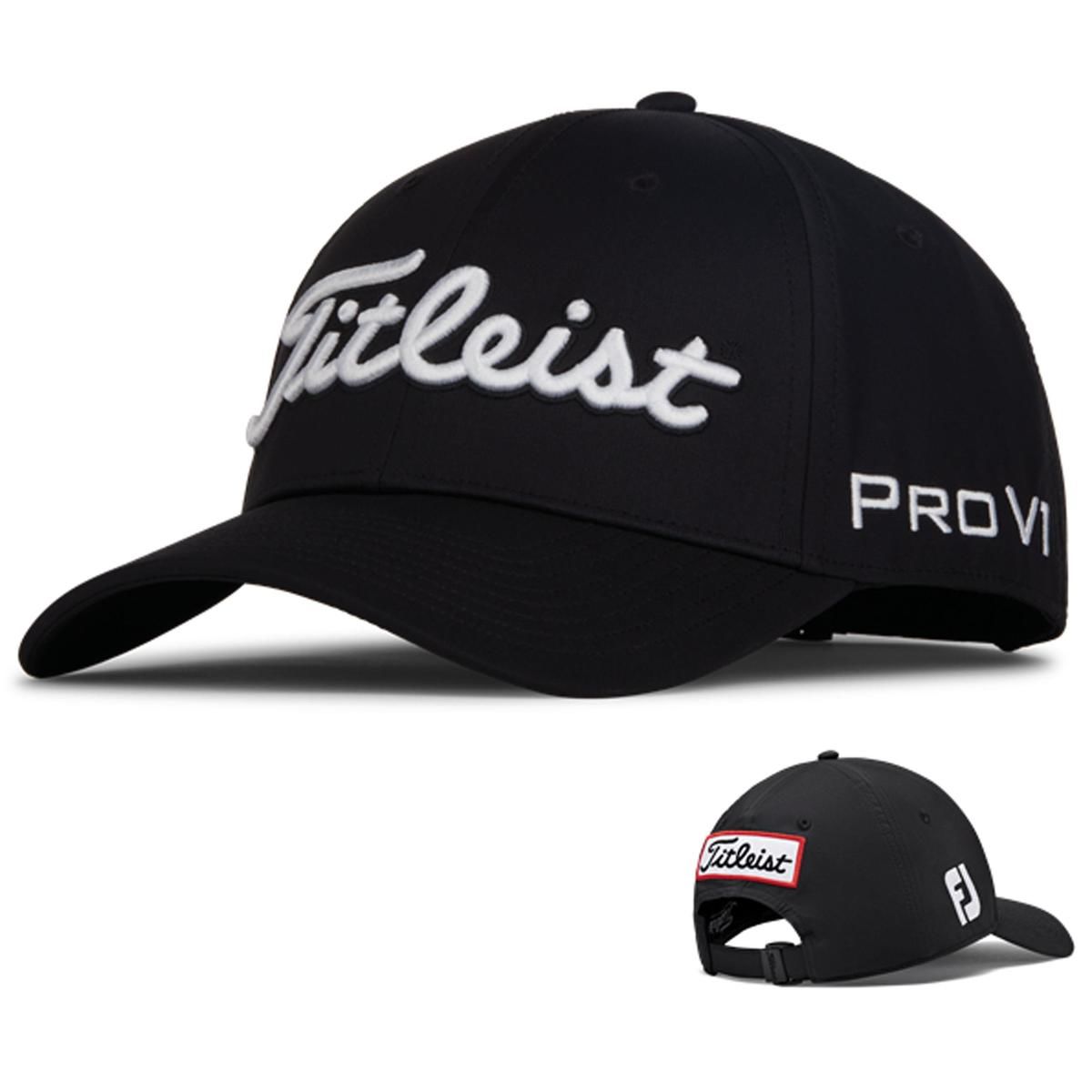 Titleist Tour Performance Adjustable Golf Hat - BlackWhite