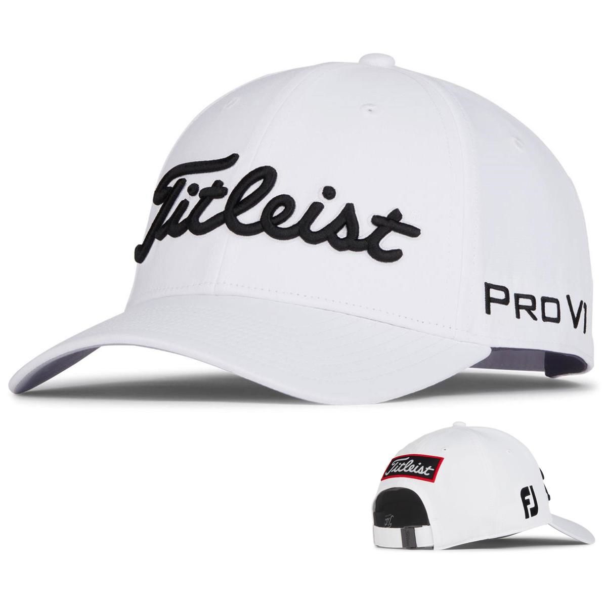 Titleist Tour Performance Adjustable Golf Hat - WhiteBlack