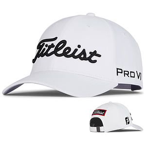Titleist Tour Performance Adjustable Golf Hat - WhiteBlack