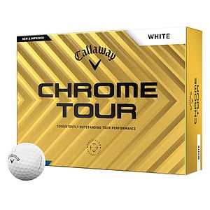 Callaway Chrome Tour White 2024 Golf Balls - 1 Dozen