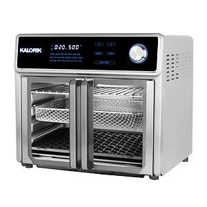 Kalorik - MAXX 26 Qt. Digital Touch Air Grill - Stainless Steel