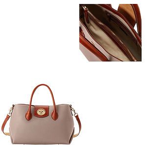 Pebble Turnlock Handle Tote 30