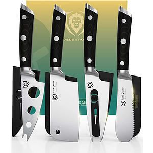 Dalstrong 4-Piece Complete Cheese Knife Set - German Steel - Gladiator Series - NSF Certified
