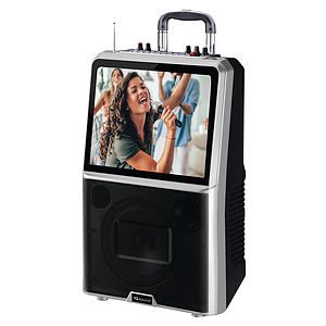 15 Touchscreen Karaoke System w 8 Built-in Speaker