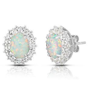 Opal Earrings