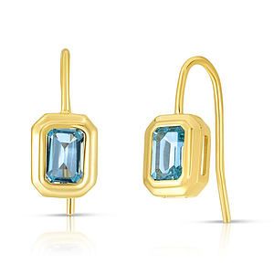 Blue Topaz Earrings