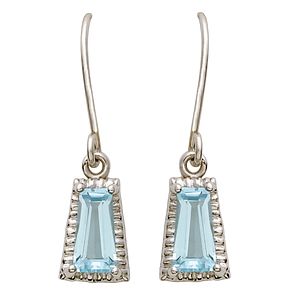 Blue Topaz Earrings
