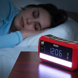 Digital AMFM Weather Band Alarm Clock Radio with NOAA Weather Alert  Flashlight