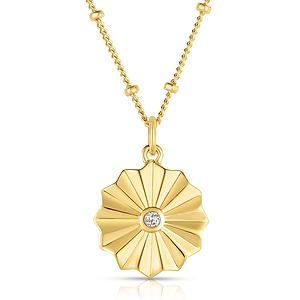 White Topaz Vermeil Necklace