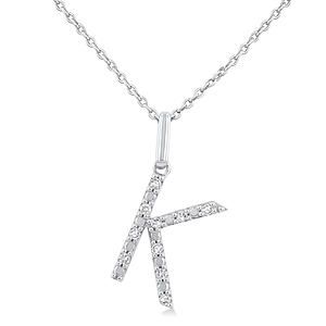 Initial Necklace-K