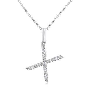 Initial Necklace-X