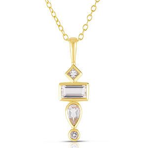 White Topaz Necklace