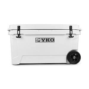 65qt Hardside Cooler w Wheels White