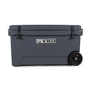 65qt Hardside Cooler w Wheels Charcoal