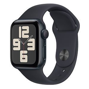 Watch SE GPS 40mm Midnight Aluminum Case w Midnight ML Sport Band