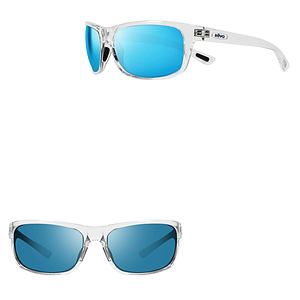 Jude Crystal Glass Lens Sports Wrap Sunglasses